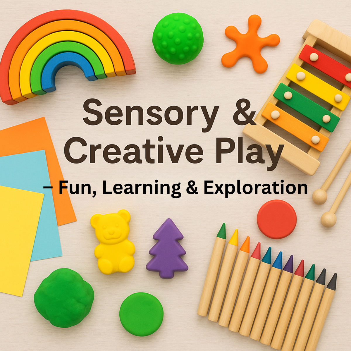 Sensory & Creative Play – Educational toys, sensory kits, and creative activities designed to inspire imagination, learning, and hands-on fun for kids.