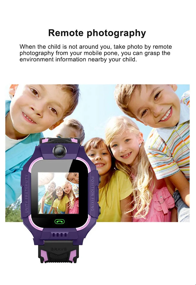 Kids Smart Watch with GPS Tracker – Waterproof, Safe & Two-Way Communication