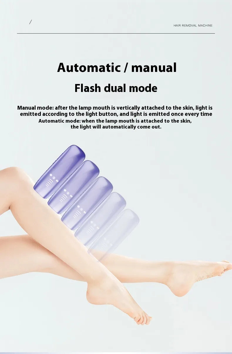 Painless IPL Hair Removal Device – Ice Cooling Technology™ | Safe & Effective At-Home Laser