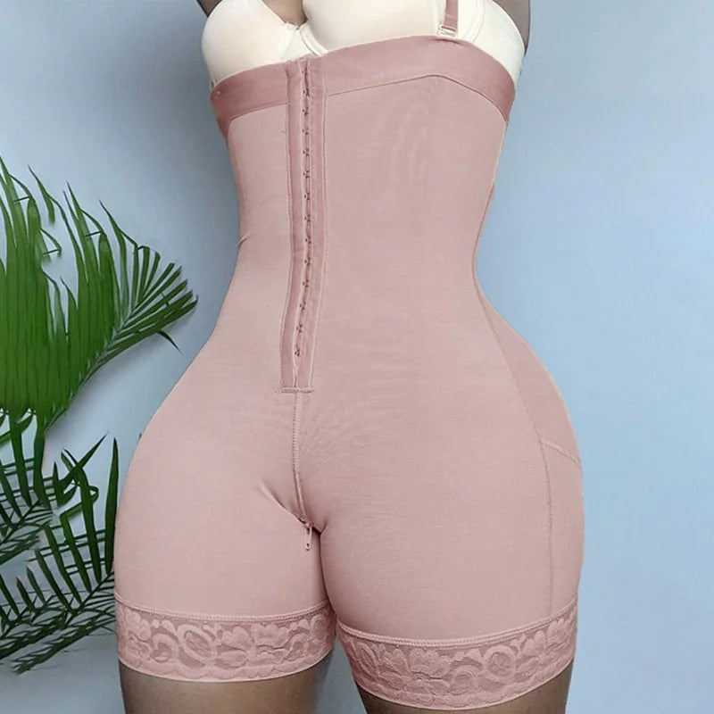 Plus Size Shapewear Bodysuit with Zipper – Tummy Control & Butt-Lift (S–6XL)