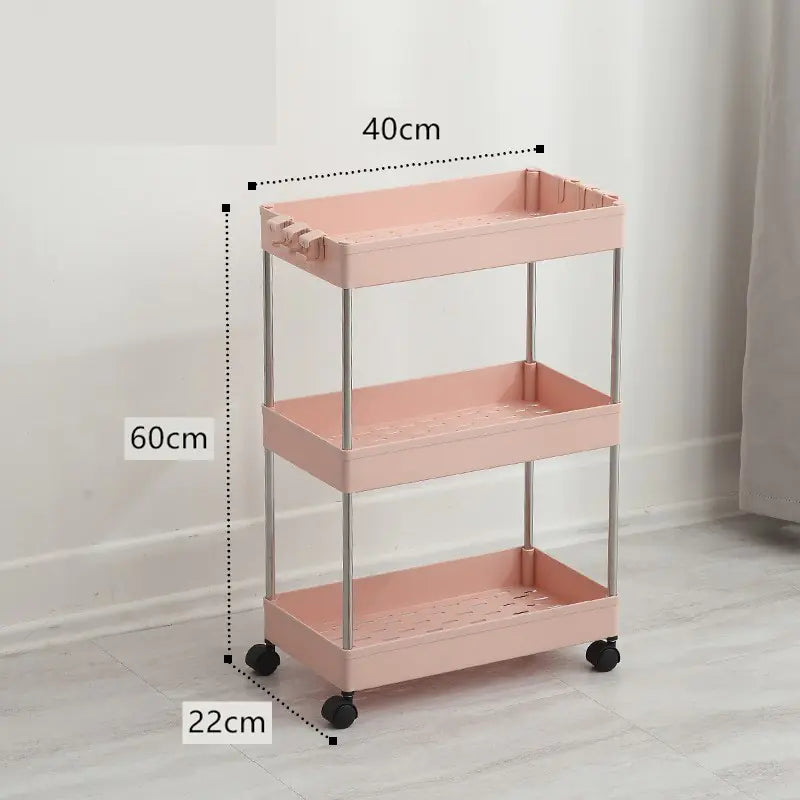 Versatile Slim Storage Rack – Multi-Layer Home Organizer