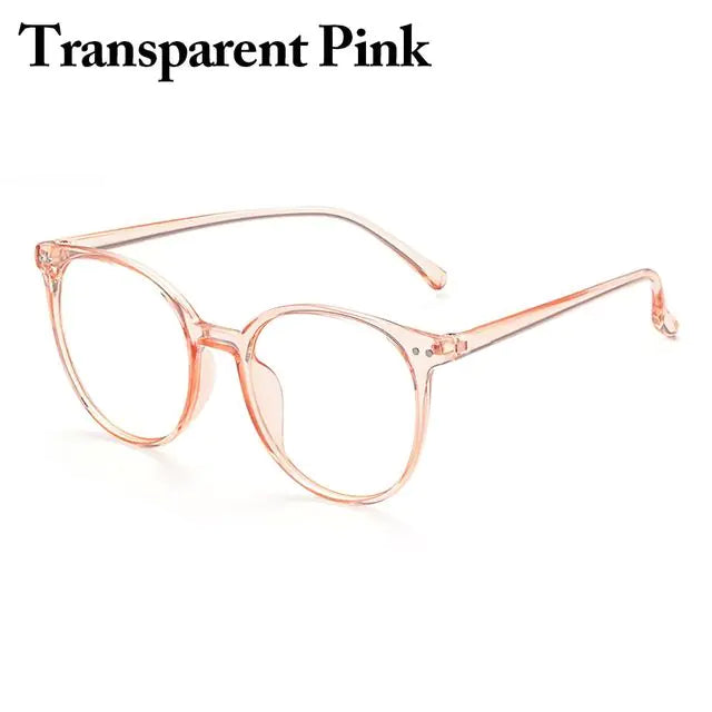 Fashion Vintage Oversized Anti Blue Light Glasses – UV400 Protection