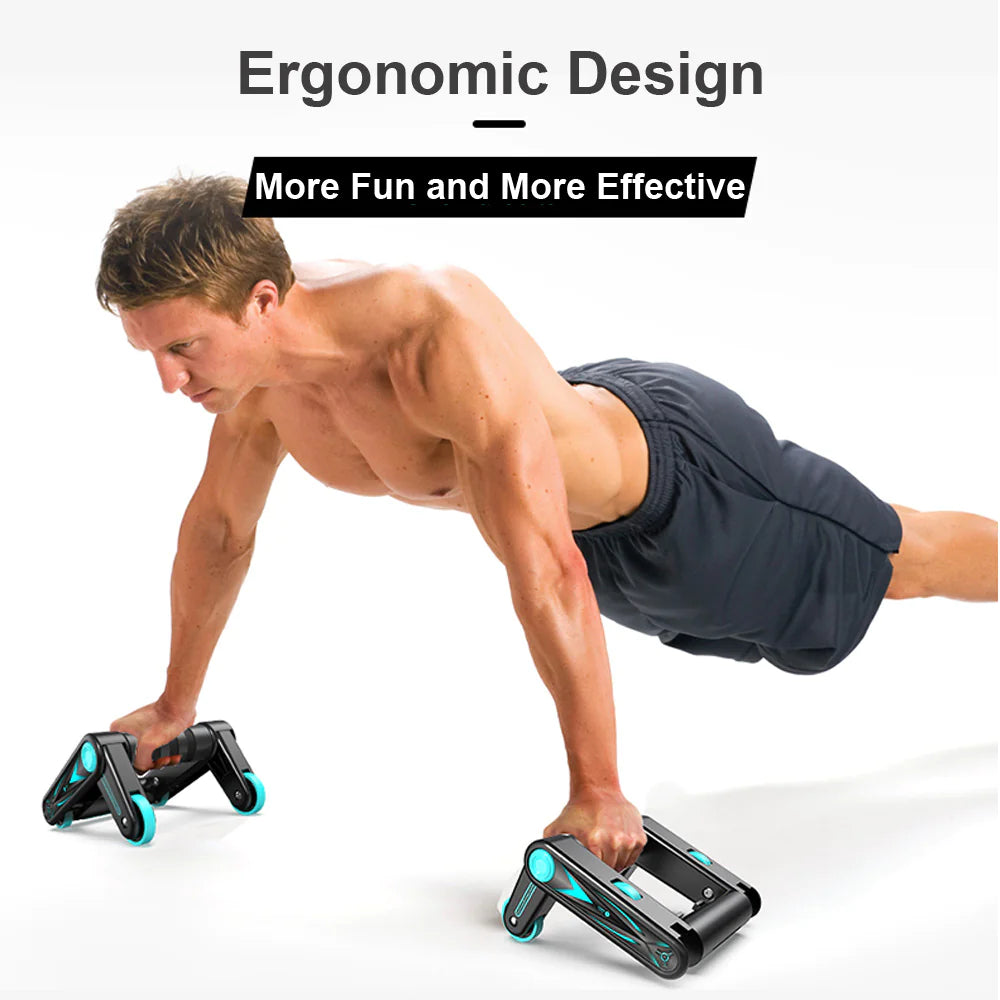 Men’s Ab Roller – Core Strength Training Wheel for Home & Gym Workouts