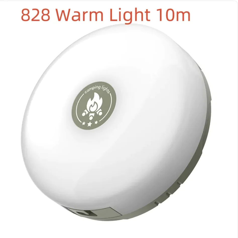 Rechargeable Camping Lantern – 7-Color LED Ambient Light with Magnetic Base