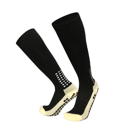 Thick Towel Bottom Long Men’s Football Socks – Cushioned, Breathable & Durable