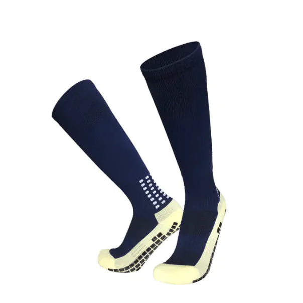 Thick Towel Bottom Long Men’s Football Socks – Cushioned, Breathable & Durable