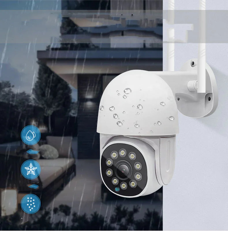 Webcam sans fil HD à vision nocturne – Surveillance vocale et détection de mouvement