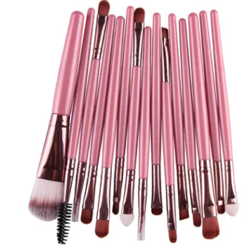 20-Piece Professional Makeup Brush Set – Face & Eye Cosmetic Tools with Soft Nylon Bristles