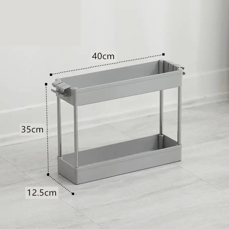 Versatile Slim Storage Rack – Multi-Layer Home Organizer