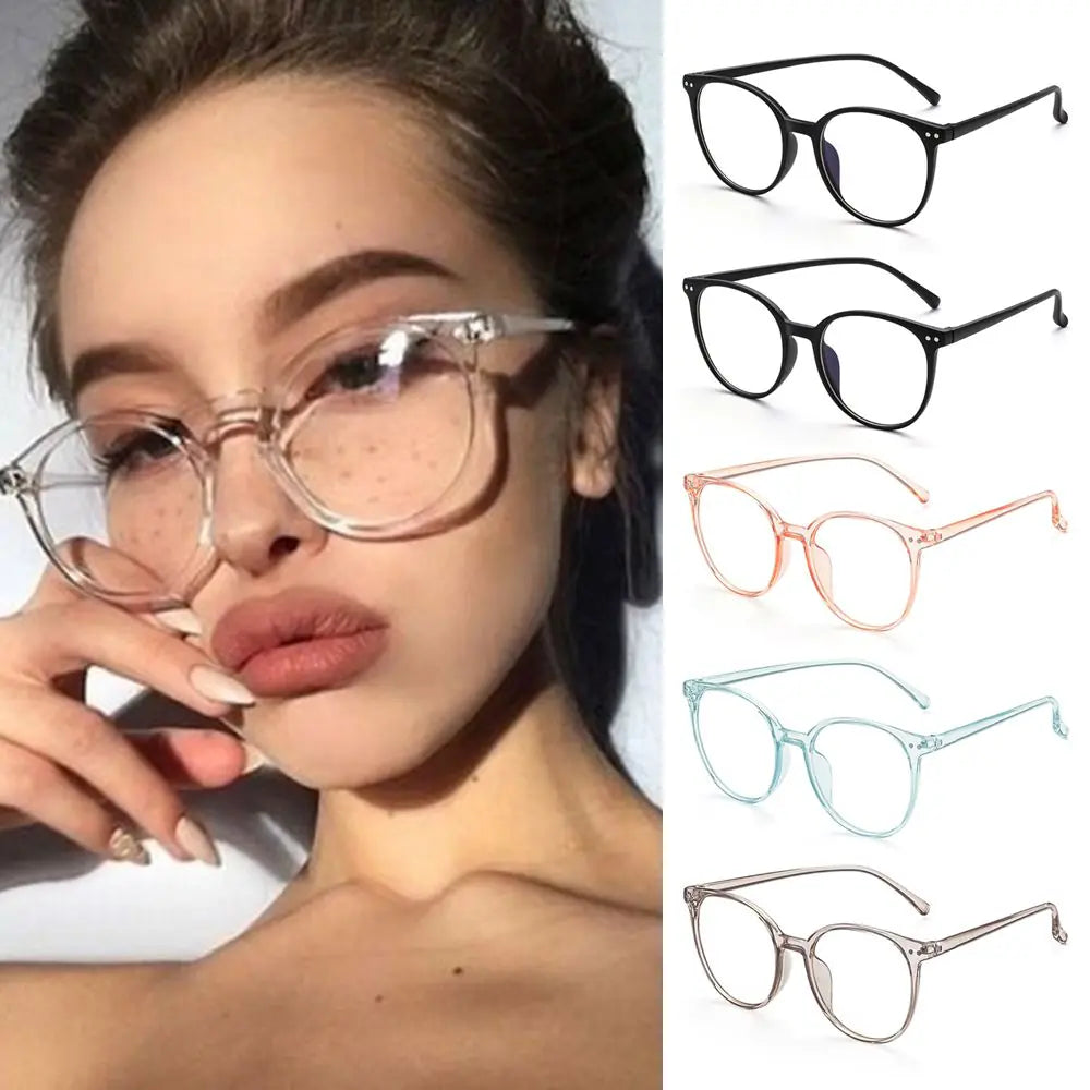 Fashion Vintage Oversized Anti Blue Light Glasses – UV400 Protection
