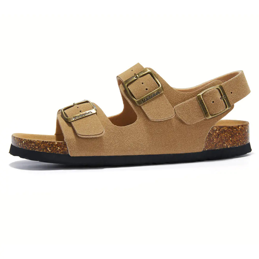 Comfortable Cork Summer Sandals for Couples – Two-Buckle Unisex Slippers