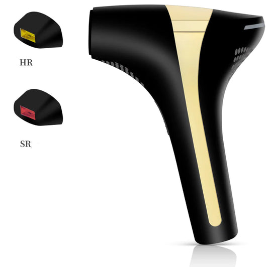 Portable IPL Hair Removal Device – 900,000 Flashes, HR & SR Lamp Heads