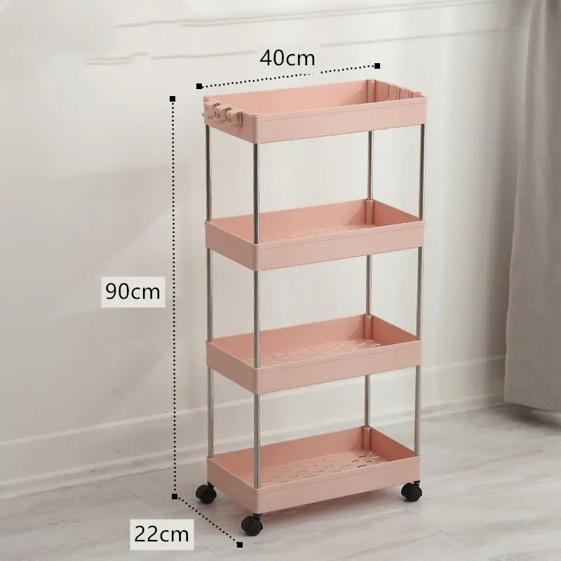 Versatile Slim Storage Rack – Multi-Layer Home Organizer