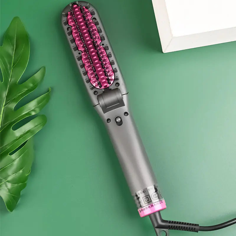 Dual Purpose Negative Ion Electric Straight Hair Comb – Wet & Dry Ceramic Styling Tool