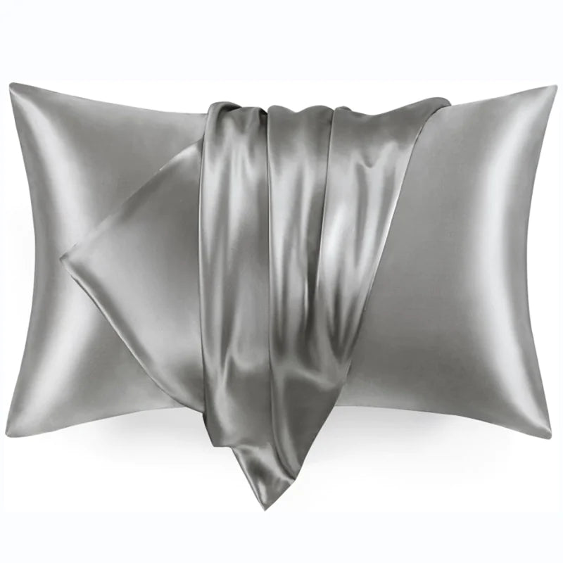 Silky Soft Pillowcases – Set of 2, Hair & Skin Friendly