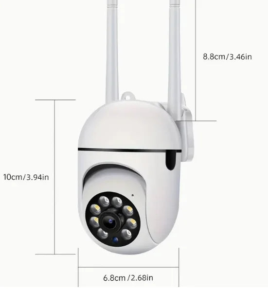 Webcam sans fil HD à vision nocturne – Surveillance vocale et détection de mouvement