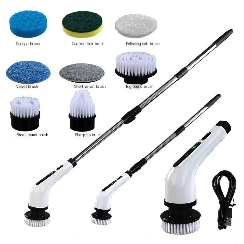 Multifunctional Electric Cleaning Brush – Bathroom & Kitchen Tool