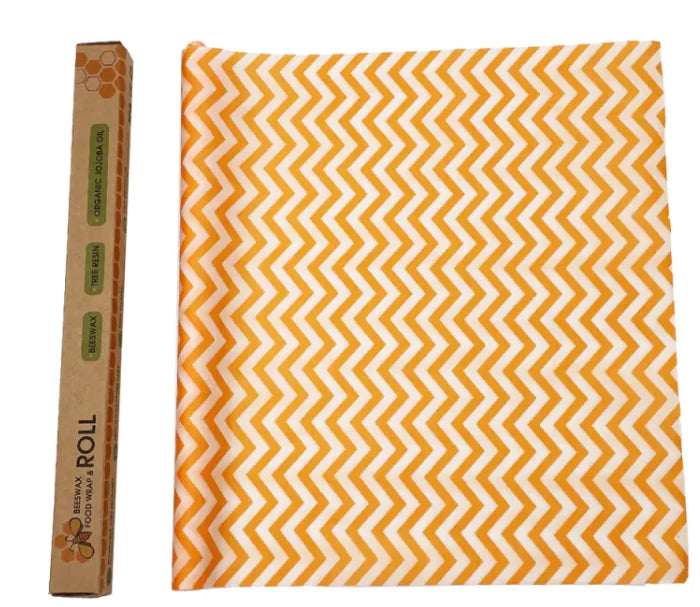 Reusable Beeswax Food Wrap – Eco-Friendly, Washable Alternative to Plastic Wraps