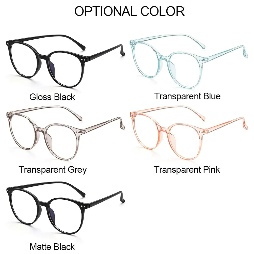Fashion Vintage Oversized Anti Blue Light Glasses – UV400 Protection