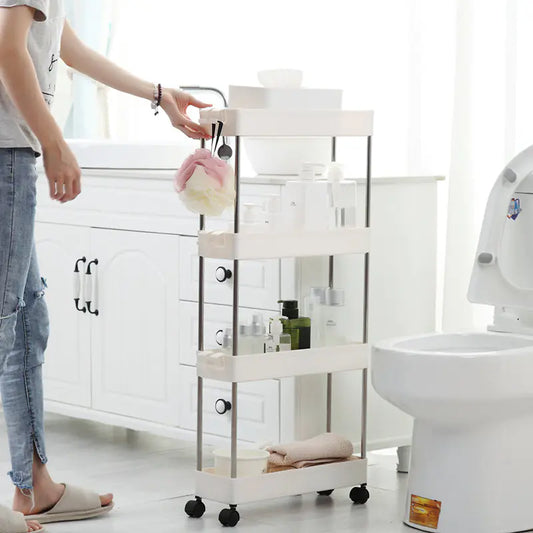 Versatile Slim Storage Rack – Multi-Layer Home Organizer