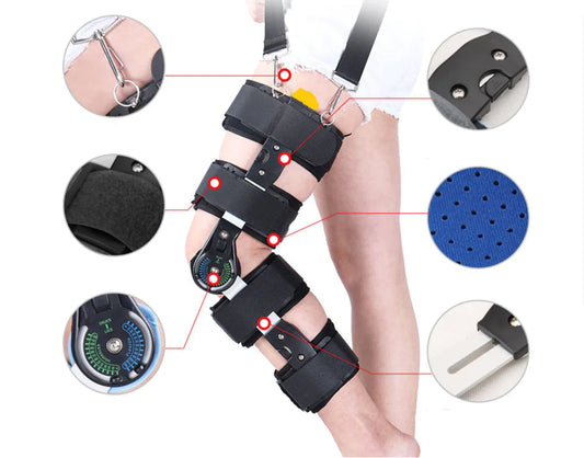 Adjustable Knee Joint Fixation Brace – Rehabilitation & Injury Support