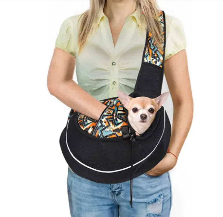 Pet Carrier Bag for Dogs & Cats – Soft-Sided Travel Tote with Ventilation & Washable Mat