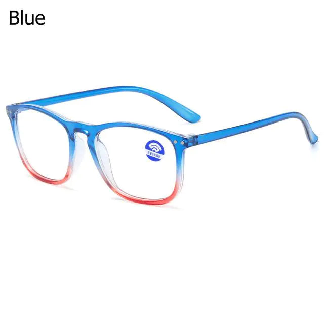 Fashion Vintage Oversized Anti Blue Light Glasses – UV400 Protection