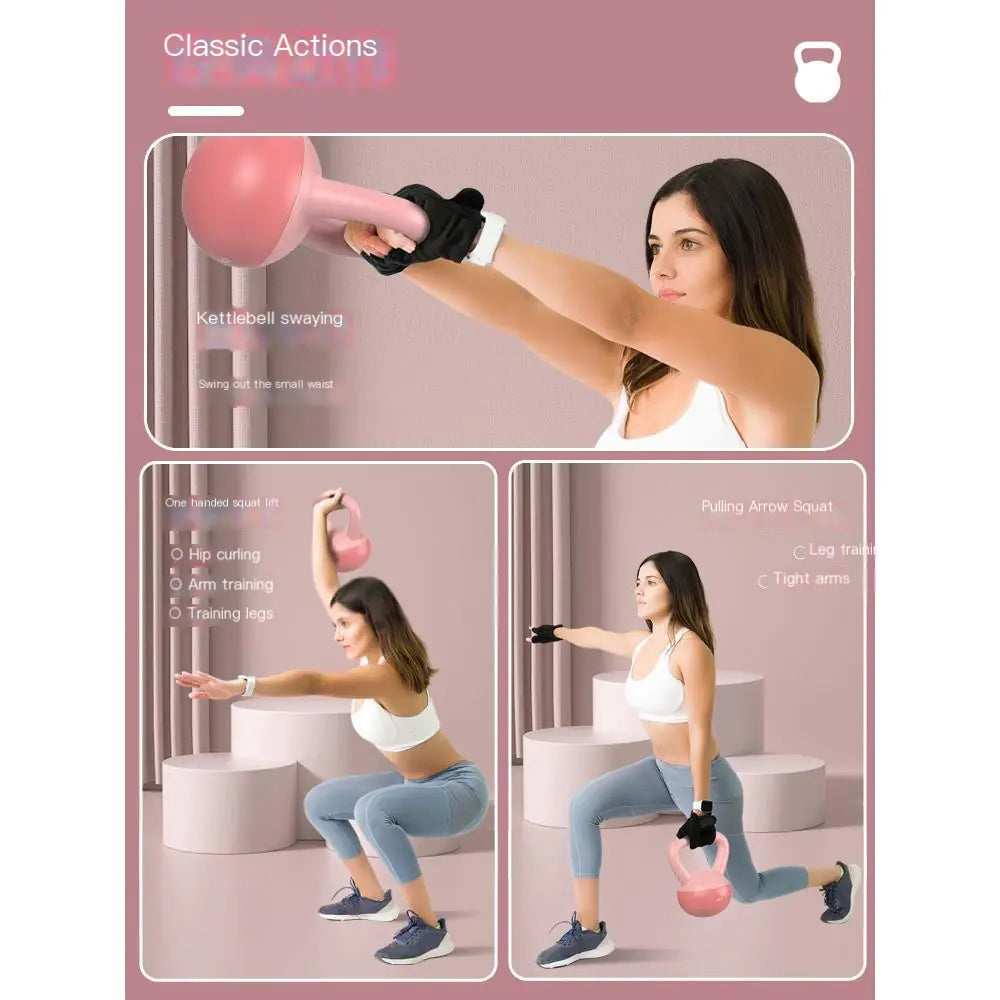 Soft Kettlebell for Home Workouts – PVC Weight Set for Glute & Full-Body Training (2kg–12kg)