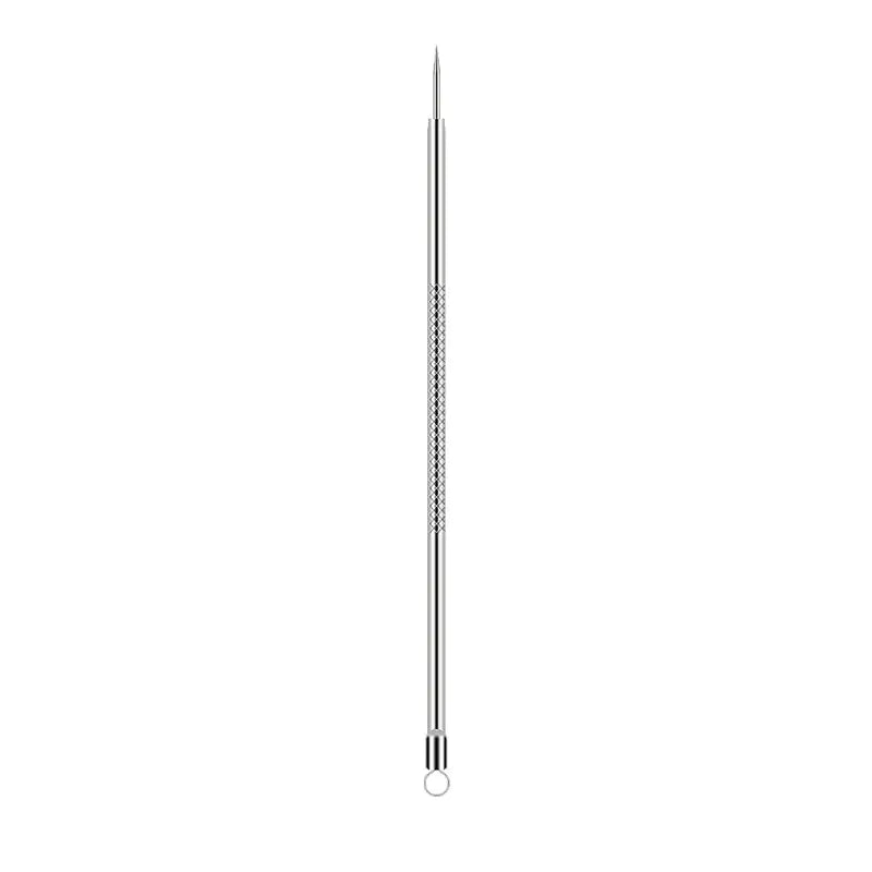 4-Piece Stainless Steel Pimple & Blackhead Extractor Tool Set – Professional Acne Removal Kit