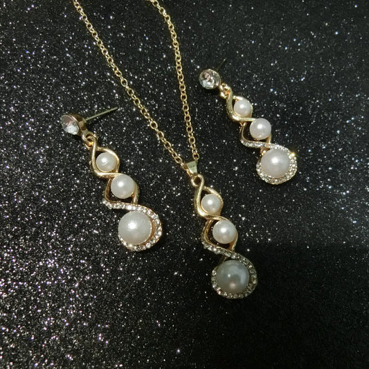European & American Style Necklace and Earrings Set – Fashion Jewelry