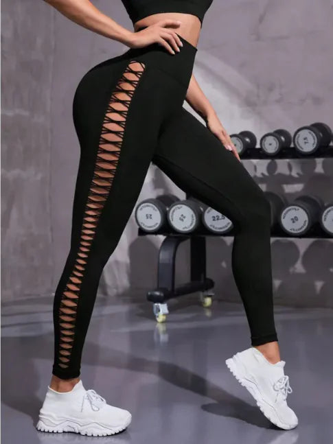 Women’s Solid Color Nylon Leggings – Everyday & Workout Wear