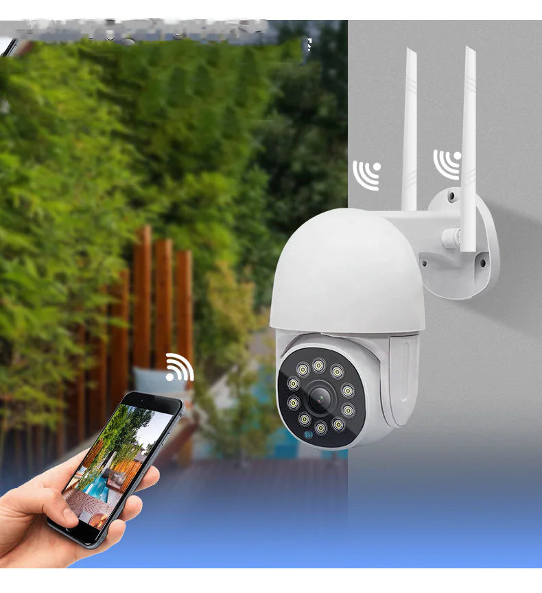 Webcam sans fil HD à vision nocturne – Surveillance vocale et détection de mouvement