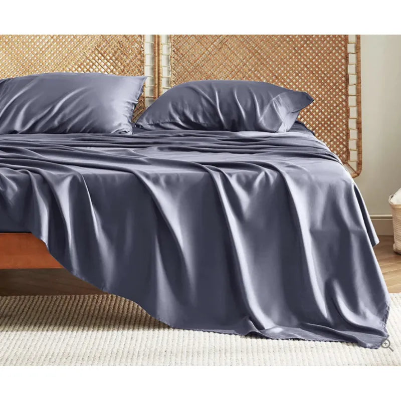 Bamboo Fiber Fitted Bed Sheet Four-Piece Set – Soft & Breathable