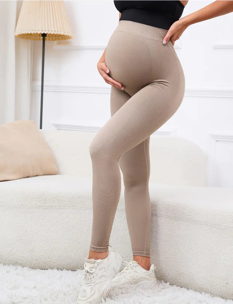 Maternity Tummy Control Sports Leggings – Supportive, Stretchy & Stylish Comfort