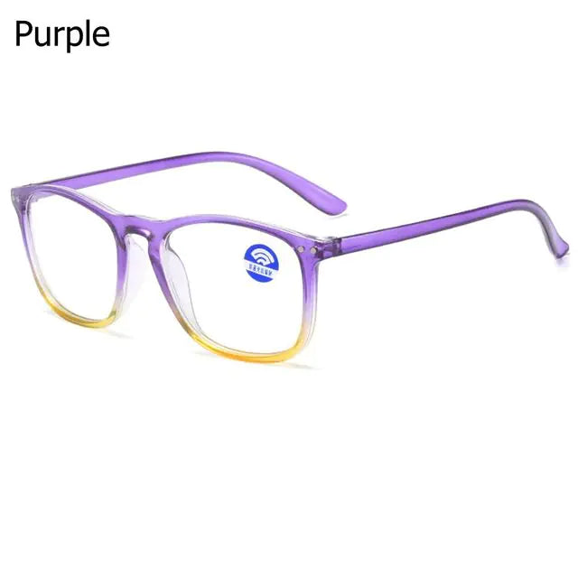 Fashion Vintage Oversized Anti Blue Light Glasses – UV400 Protection