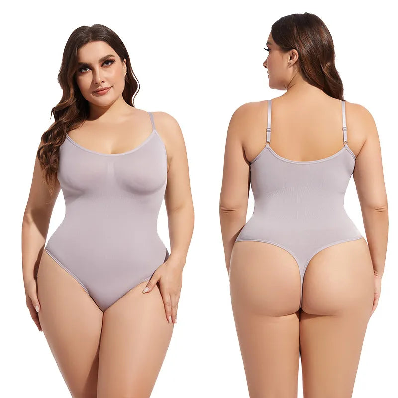 Seamless Thong Shapewear for Women – Tummy Control & Invisible Fit (XS–3XL)
