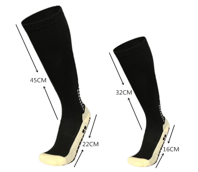 Thick Towel Bottom Long Men’s Football Socks – Cushioned, Breathable & Durable