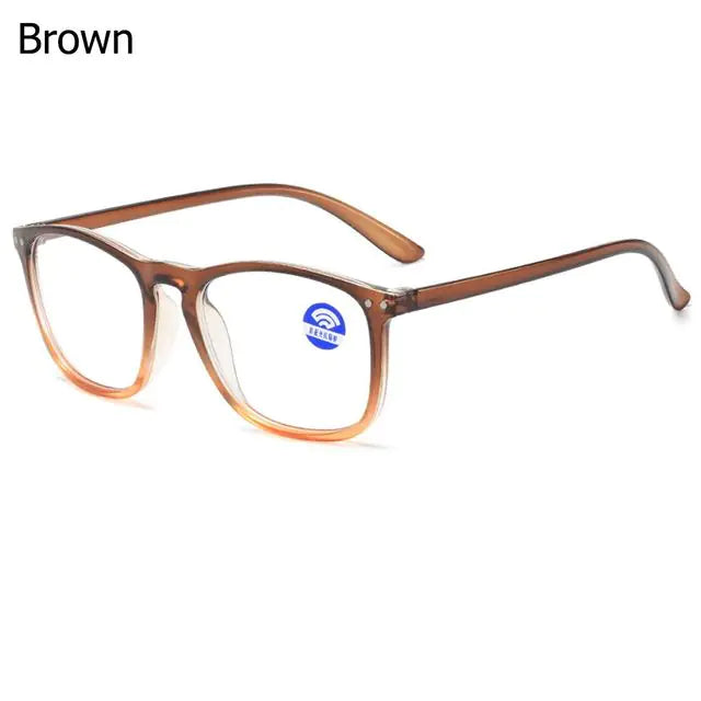 Fashion Vintage Oversized Anti Blue Light Glasses – UV400 Protection