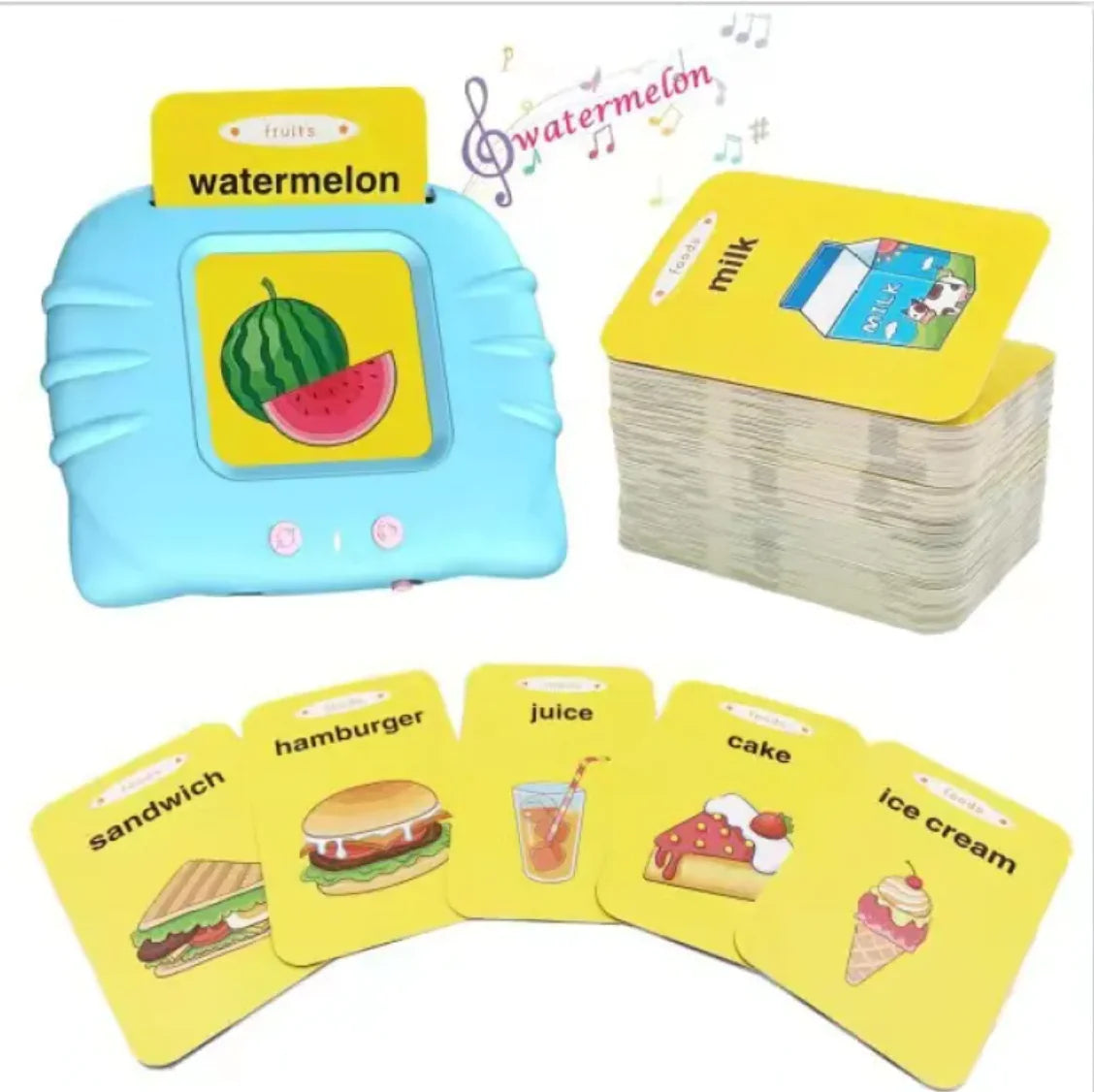 Kids' Smart Card Learning Machine – Interactive Audio Educational Toy with 224 English Books | Free Shipping