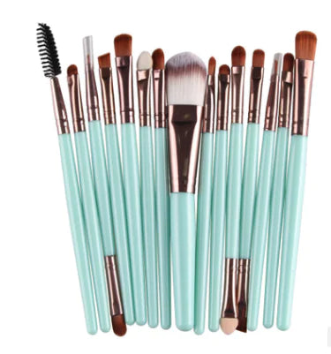 20-Piece Professional Makeup Brush Set – Face & Eye Cosmetic Tools with Soft Nylon Bristles