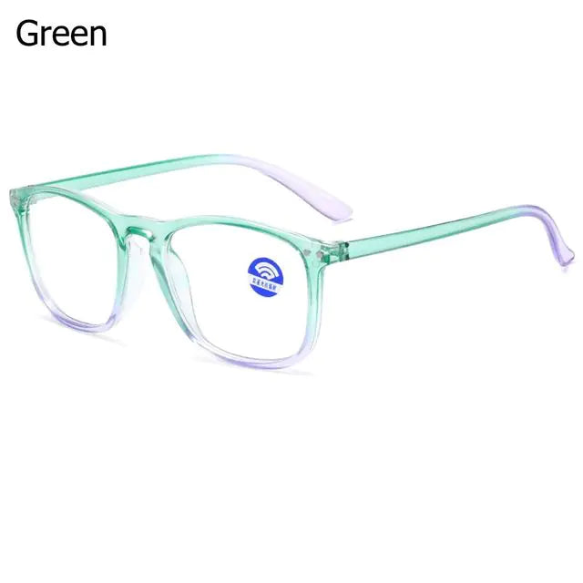 Fashion Vintage Oversized Anti Blue Light Glasses – UV400 Protection