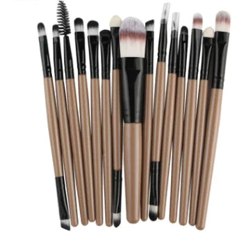 20-Piece Professional Makeup Brush Set – Face & Eye Cosmetic Tools with Soft Nylon Bristles