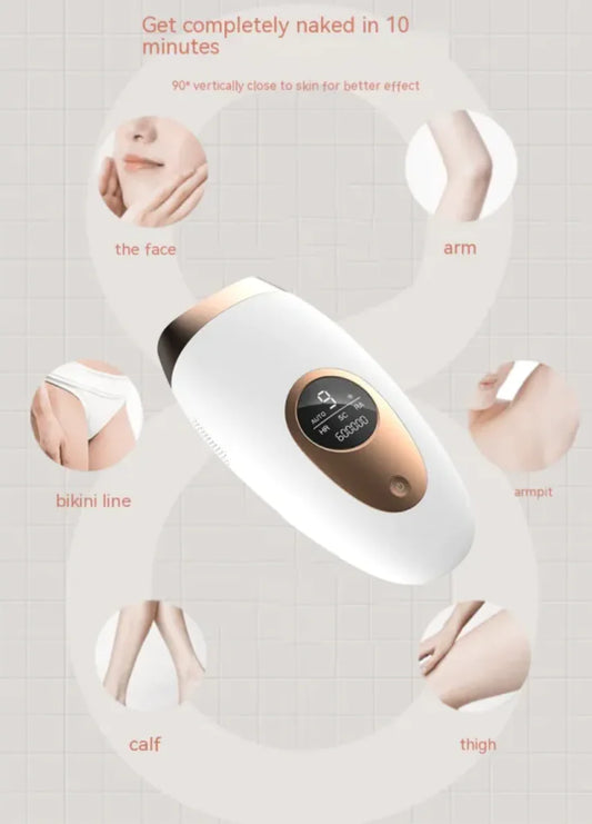 Painless Laser Hair Removal Device – Unisex, Full-Body Hair Remover