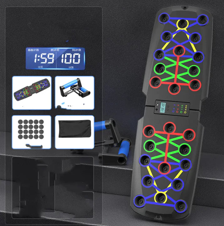 Power Flex Push-up Board – Multi-Functional Strength Training System for Chest, Arms & Back
