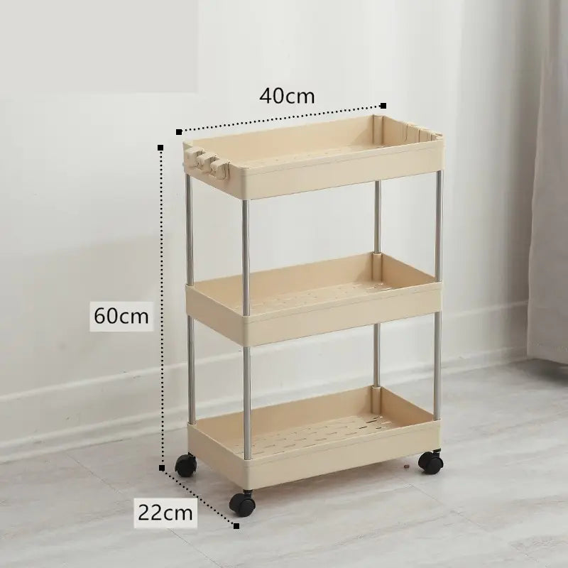 Versatile Slim Storage Rack – Multi-Layer Home Organizer