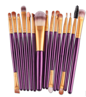 20-Piece Professional Makeup Brush Set – Face & Eye Cosmetic Tools with Soft Nylon Bristles