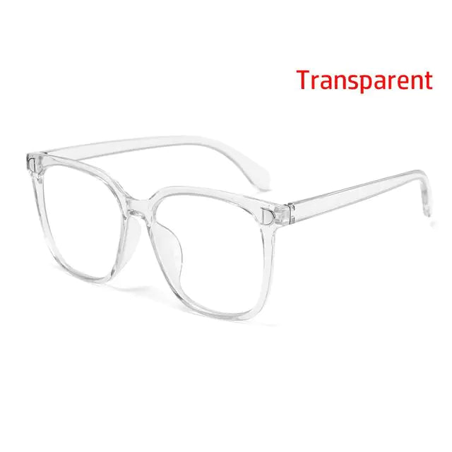Fashion Vintage Oversized Anti Blue Light Glasses – UV400 Protection