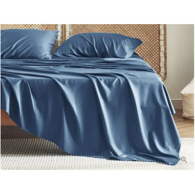 Bamboo Fiber Fitted Bed Sheet Four-Piece Set – Soft & Breathable