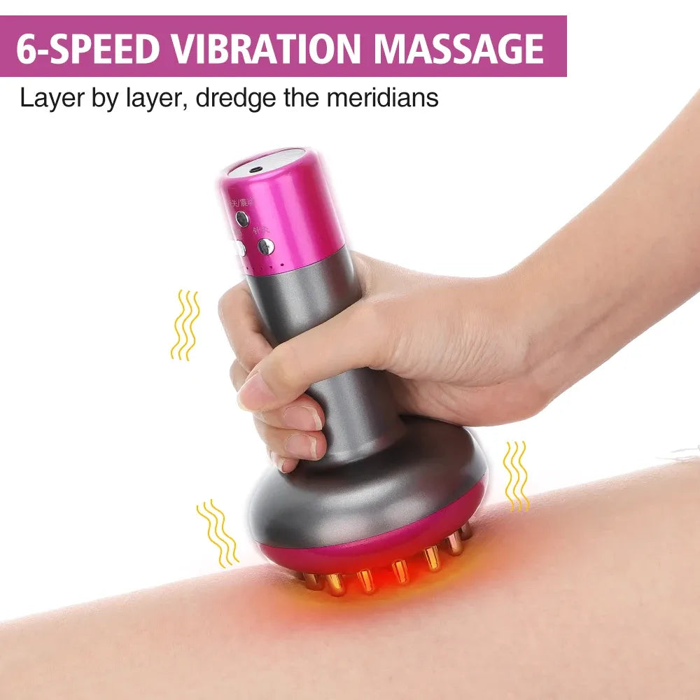 EMS Heat Therapy Guasha Massager – Slimming & Rejuvenating Beauty Tool