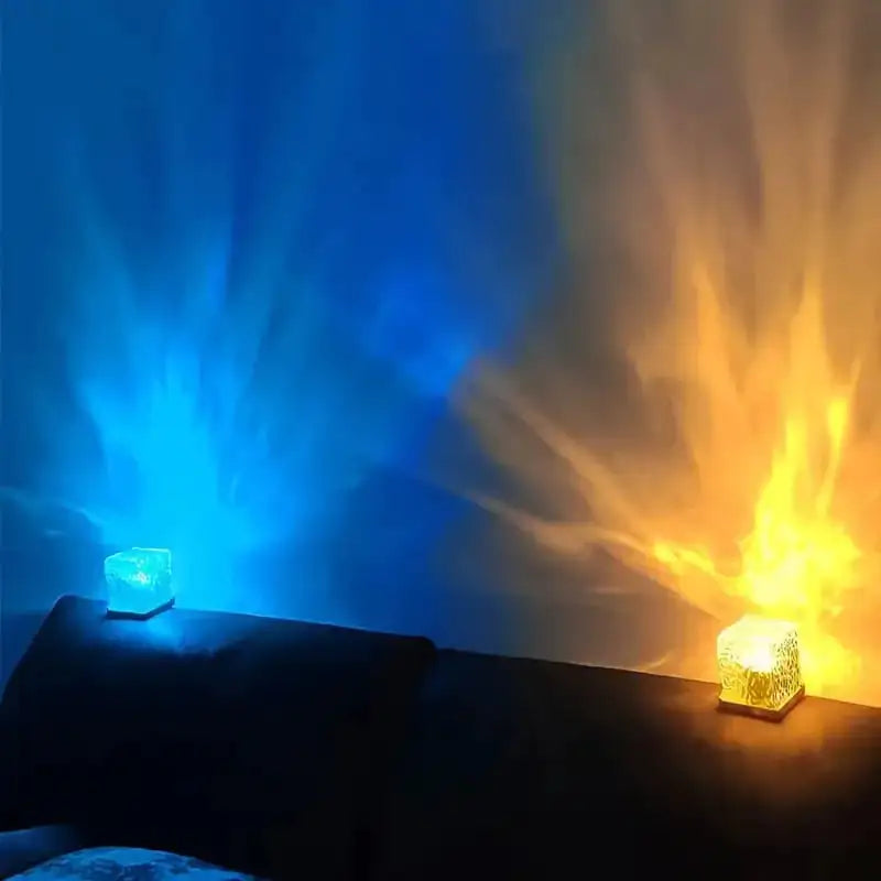 Water Wave Projector Lamp – 16-Color Remote-Controlled Ambient Light